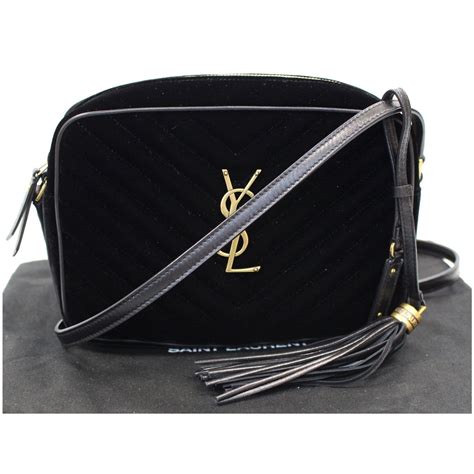 all black ysl purse|YSL black crossbody purse.